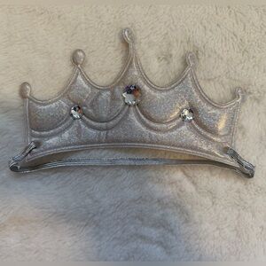 Little Adventures Soft Silver Crown Headband - Damaged See Description